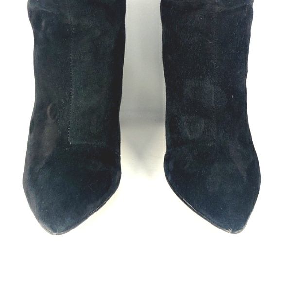 Kristin Cavallari Chinese Laundry Black Suede, Pull On Bootie Women's Size 7.5M - Picture 7 of 12